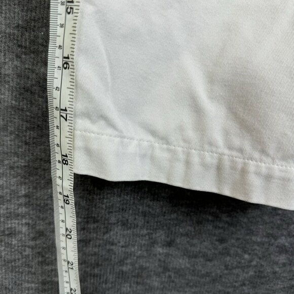Lauren Jeans Co. Ralph Lauren Womens White Cotton Chino‎ Shorts Size 16 Casual - Picture 9 of 10